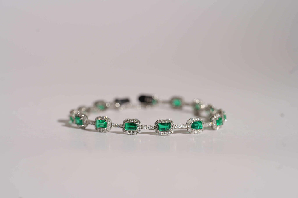 Manifestation Emerald Bracelet / Platinum 850