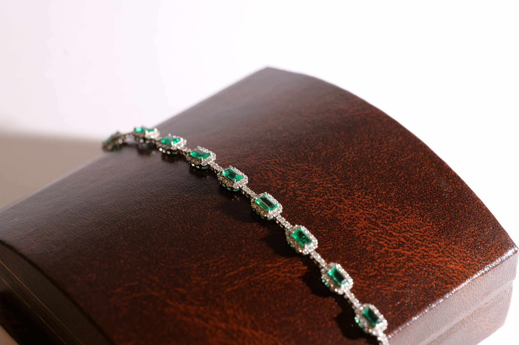 Manifestation Emerald Bracelet / Platinum 850
