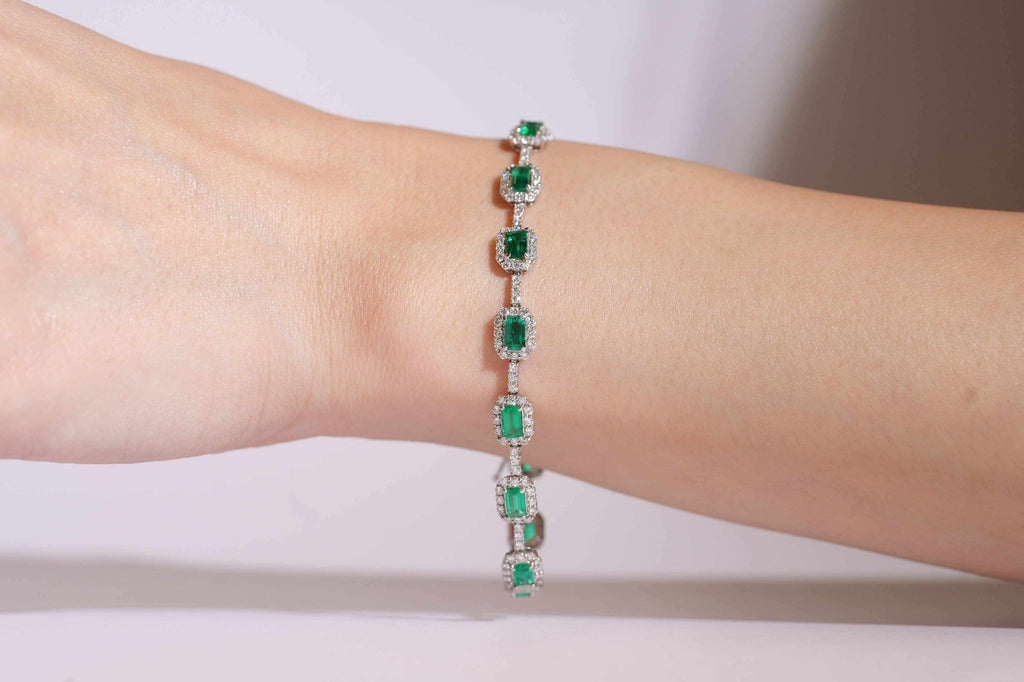 Manifestation Emerald Bracelet / Platinum 850