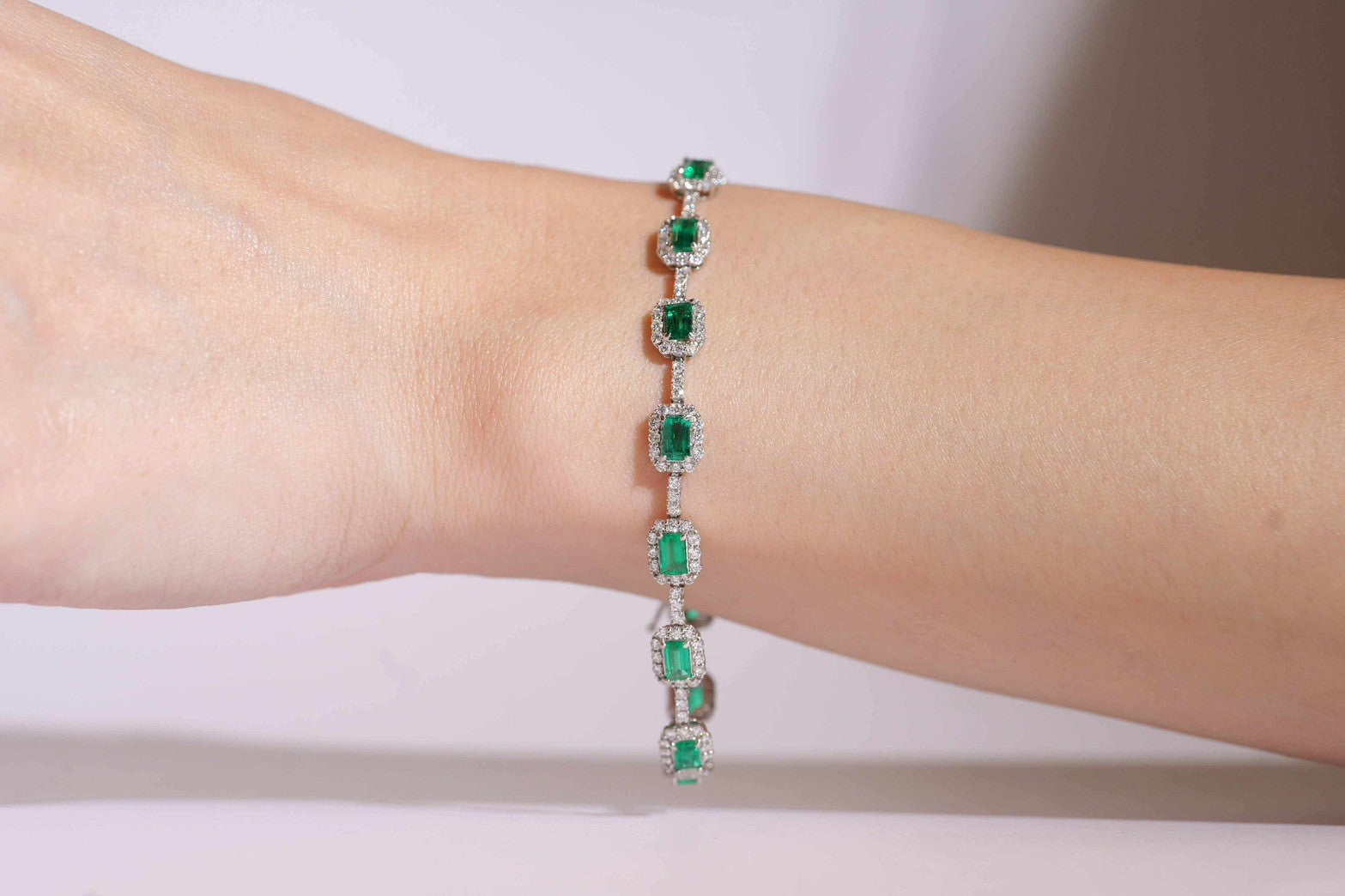 Manifestation Emerald Bracelet / Platinum 850