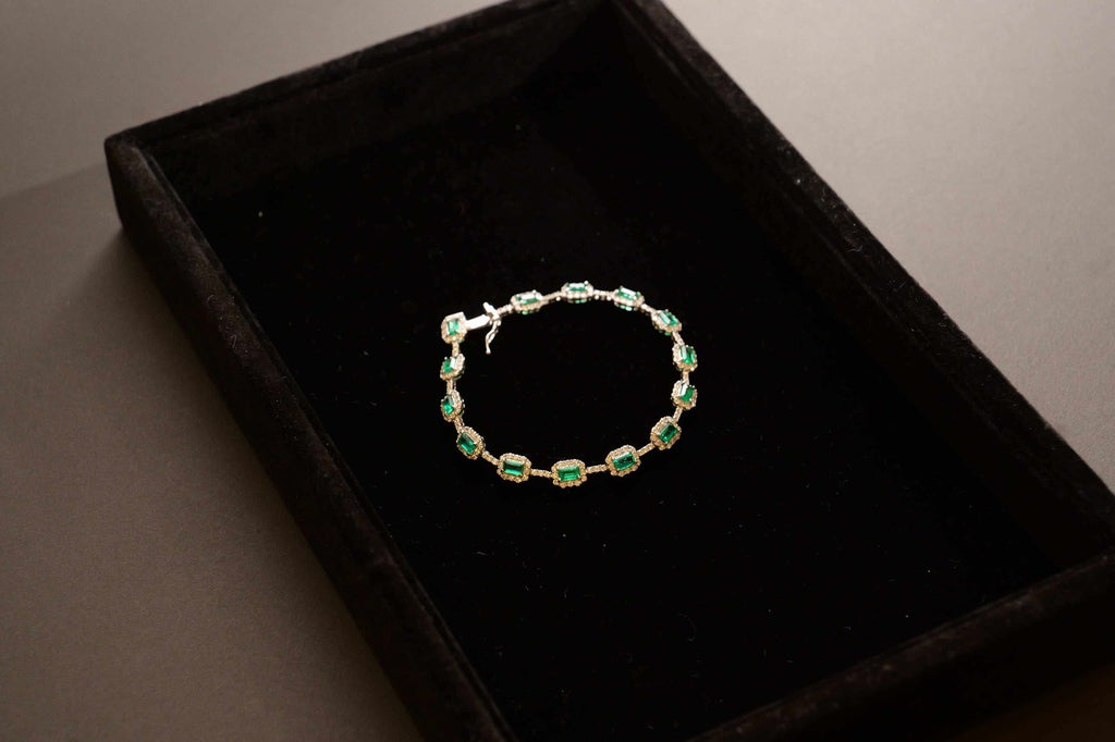 Manifestation Emerald Bracelet / Platinum 850
